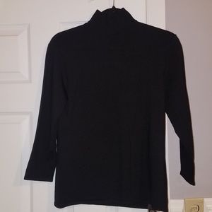 NWT fabulous black Ralph Lauren turtle neck.